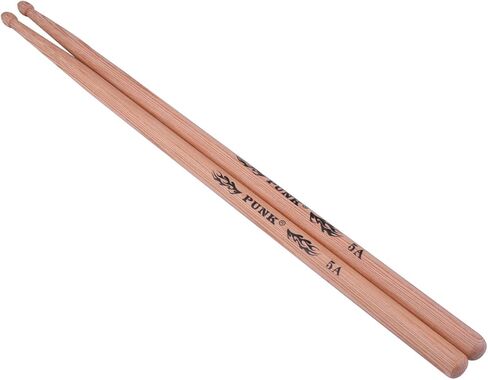 7A Drum Sticks Hickory Wood Drumsticks Wood Tip Drummer Instrument Drumsticks in Kuwait