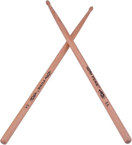 7A Drum Sticks Hickory Wood Drumsticks Wood Tip Drummer Instrument Drumsticks in Kuwait