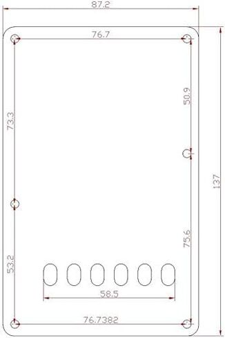 دوبرو جيتار HSS Pickguard وTremolo Trem غطاء خلفي يناسب جيتار ياماها باسيفيكا الأبيض اللؤلؤي in Kuwait
