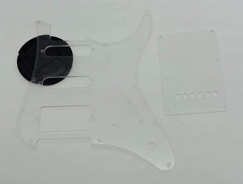 دوبرو جيتار HSS Pickguard وTremolo Trem غطاء خلفي يناسب جيتار ياماها باسيفيكا الأبيض اللؤلؤي in Kuwait