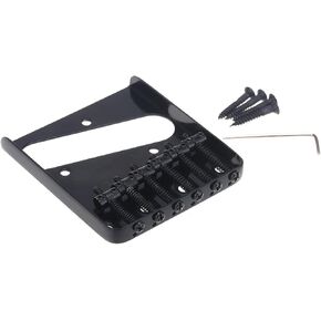 Musiclily Pro 54mm Telecaster Bridge Vintage 6 Barrel Saddles for Tele Style Electric Guitar, Chrome