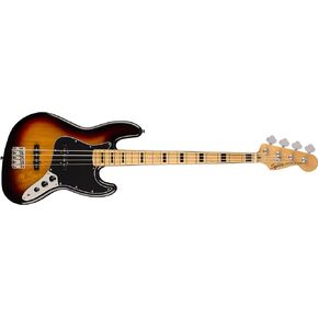 Squier Classic Vibe 70s 5-String Jazz Bass, Black, Maple Fingerboard