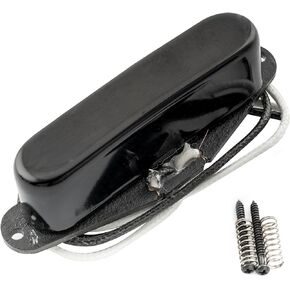 Artec TFA40 TRA44 Alnico 5 Standard Neck Bridge Pickup Set for Tele Style Electric Guitar, Black