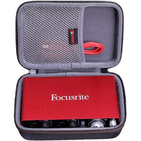 XANAD Case for Focusrite Scarlett Solo or 2i2 (3nd Gen) Audio Interface -Hard EVA Storge Bag