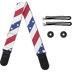 Horeset Guitar Strap for Electric & Acoustic Guitars,Bass Adjustable Polyester Fabric Strap in Saudi Arabia