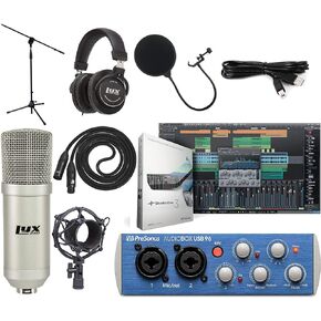 Presonus AudioBox 96 USB 2.0 Audio Interface Studio Bundle with Studio One Artist Software Pack (Interface Color May Vary in Blue or Black) in Saudi Arabia