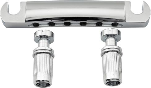 Musiclily ABR-1 Style Tune-o-matic Stop Tailpiece for Les Paul Style Guitar Replacement, Black in Saudi Arabia
