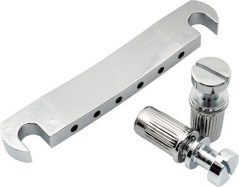 Musiclily ABR-1 Style Tune-o-matic Stop Tailpiece for Les Paul Style Guitar Replacement, Black in Saudi Arabia