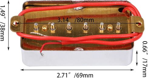 Yibuy Cream Color Pearl P90 Single Coil Bridge & Neck Pickups Set for Electric Guitar Parts in Saudi Arabia