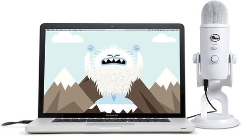 Blue Yeti USB Microphone - Whiteout (Renewed) in Saudi Arabia
