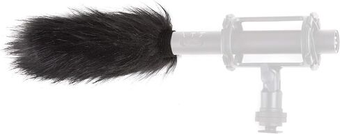Movo WS4 Furry Outdoor Microphone Windscreen Muff 5" X 25mm (L x D) Shotgun Mic Windscreen for the Audio-Technica, Takstar, and Similar Mics in Saudi Arabia