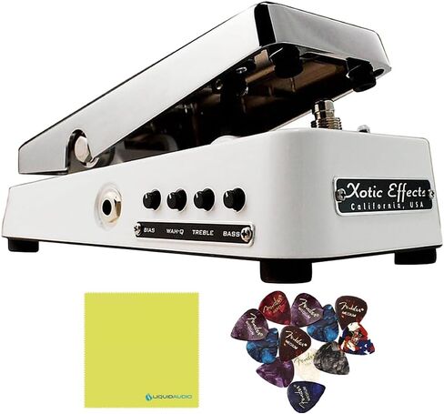 Xotic Wah Pedal XW-1 True Bypass Bias Controls Bundle w/ 12x Fender Picks and Liquid Audio Polishing Cloth in Saudi Arabia