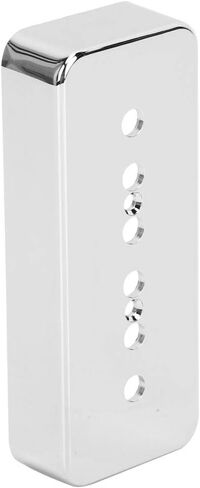 2 قطعة الغيتار بيك أب غطاء P90 لوح الصابون بيك أب يغطي الفضة مطلي بالكروم ملحقات ABS للآلات الموسيقية غيتار الكهربائي in Kuwait