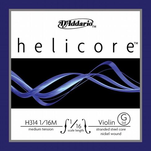 D'Addario Helicore Violin Single G String, 1/2 Scale, Medium Tension in Kuwait