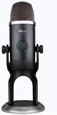 بلو مايكروفونز ميكروفون USB من يتي اكس (رمادي داكن) حزمة مع ذراع نوكس جير بوم وفلتر بوب وحامل للصدمات (4 عناصر) in Kuwait