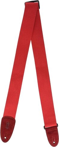 Levy's Leathers 2" Cotton Guitar Strap with Suede Ends and Tri-glide Adjustment. Adjustable to 58"; Black (MC8-BLK) in Saudi Arabia
