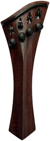 MUSICAL STRING Violin Harp Tailpiece Rosewood Built in Light Tuners Semi Hill 4/4 Brown, Full (75) in Kuwait