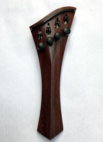 MUSICAL STRING Violin Harp Tailpiece Rosewood Built in Light Tuners Semi Hill 4/4 Brown, Full (75) in Kuwait