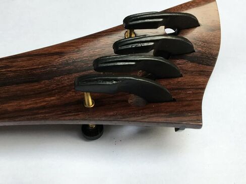 MUSICAL STRING Violin Harp Tailpiece Rosewood Built in Light Tuners Semi Hill 4/4 Brown, Full (75) in Kuwait