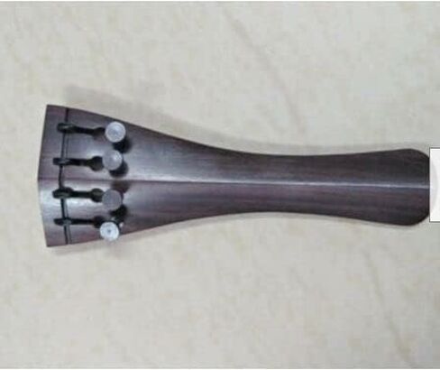 MUSICAL STRING Violin Tailpiece Rosewood Hill Model BUILT IN PUSH ADJUSTER 4/4, brown, Full (60) in Saudi Arabia