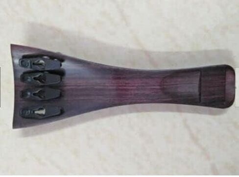 MUSICAL STRING Violin Tailpiece Rosewood Hill Model BUILT IN PUSH ADJUSTER 4/4, brown, Full (60) in Saudi Arabia