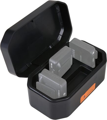 حافظة شاحن لاسلكي لنظام الميكروفون Rode Wireless GO وWireless GO II مع 3 فتحات شحن مع كابل USB in Kuwait