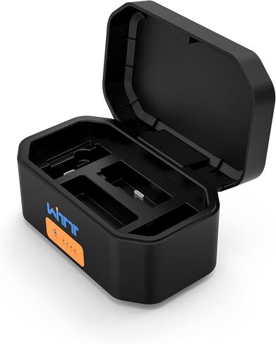 حافظة شاحن لاسلكي لنظام الميكروفون Rode Wireless GO وWireless GO II مع 3 فتحات شحن مع كابل USB in Kuwait