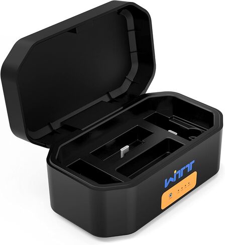 حافظة شاحن لاسلكي لنظام الميكروفون Rode Wireless GO وWireless GO II مع 3 فتحات شحن مع كابل USB in Kuwait