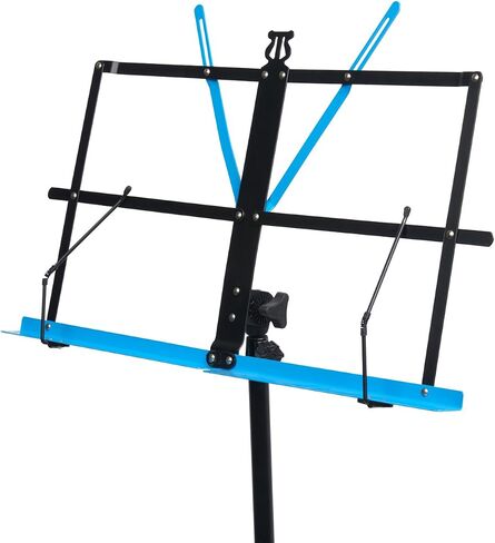 Audio 2000s 60" Height Portable Sheet Music Stand Dual Color Black/Blue AST444B-BBL in Saudi Arabia