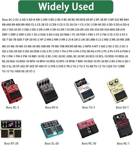 for Boss 9V PSA Adapter Guitar Pedal Power Supply, for Boss PSA-120S ME-80 ME-70 ME-25 ME-50B GT-100 GT-1 GT-10 AD-10 BR-80 BR-600 DB-88 DB-90 CE-2B BOSS Pedalboard Power Supply in Kuwait