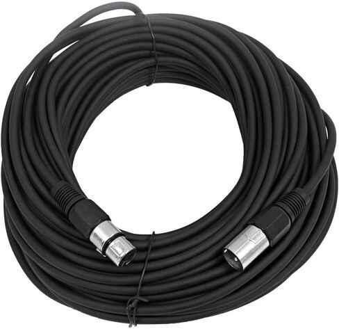 كابلات توصيل XLR لمكبرات الصوت الزلزالية، كابلات توصيل XLR ذكر إلى أنثى XLR، كابل بطول 100 قدم in Kuwait