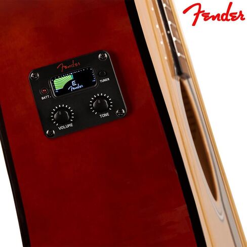 جيتار صوتي مدرع من Fender FA-125CE، مع ضمان لمدة عامين، طبيعي in Kuwait