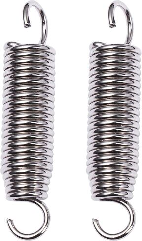 2pcs Stainless Steel Drum Foot Pedal Spring for Percussion Instrument Parts drum key tool,drum accessories,drum tuner,drum pedal(Silver) in Saudi Arabia