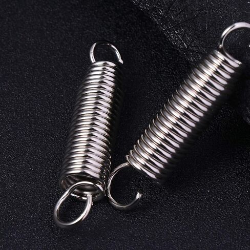 2pcs Stainless Steel Drum Foot Pedal Spring for Percussion Instrument Parts drum key tool,drum accessories,drum tuner,drum pedal(Silver) in Saudi Arabia