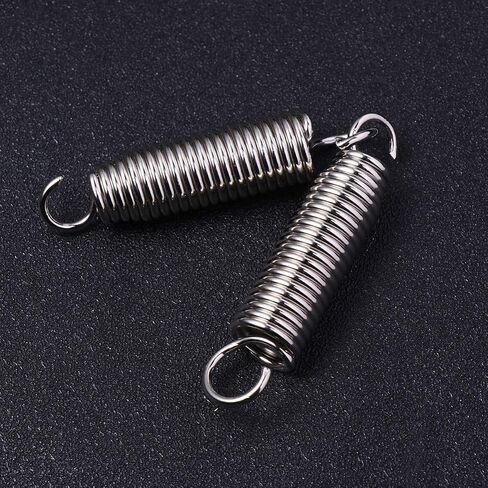 2pcs Stainless Steel Drum Foot Pedal Spring for Percussion Instrument Parts drum key tool,drum accessories,drum tuner,drum pedal(Silver) in Saudi Arabia
