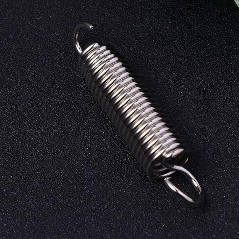 2pcs Stainless Steel Drum Foot Pedal Spring for Percussion Instrument Parts drum key tool,drum accessories,drum tuner,drum pedal(Silver) in Saudi Arabia