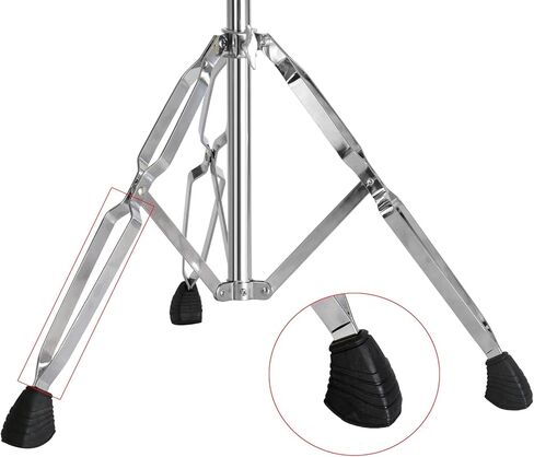 YEASOUL Snare Drum Stand with Drum Stick Holder,Adjustable Snare Stand Double Braced Extended for 10''-14'' Dia Drums, Adjustable Height Range 25-40 Inches in Kuwait