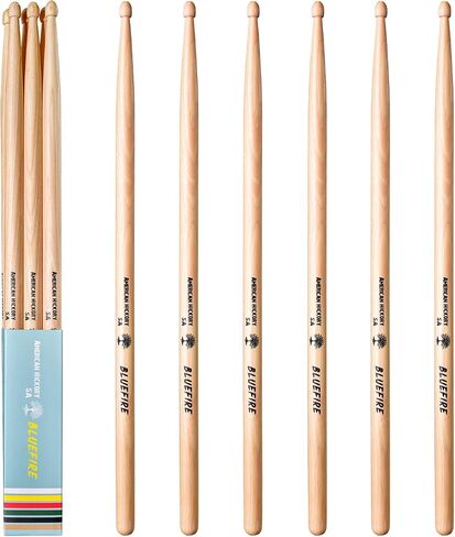 American Hickory Drumstick Bluefire 5A (طبيعي) in Kuwait