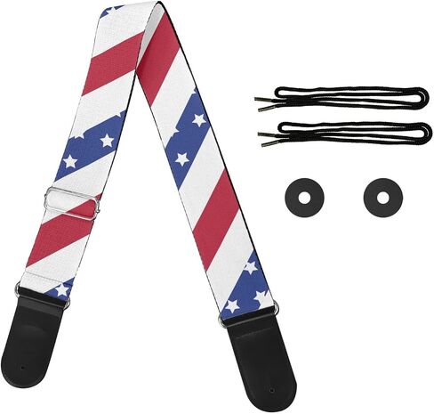 Horeset Guitar Strap for Electric & Acoustic Guitars,Bass Adjustable Polyester Fabric Strap in Saudi Arabia