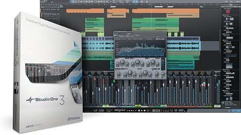 Presonus AudioBox 96 USB 2.0 Audio Interface Studio Bundle with Studio One Artist Software Pack (Interface Color May Vary in Blue or Black) in Saudi Arabia