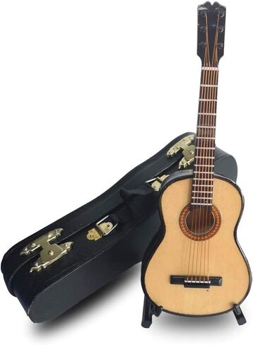 الانو نموذج جيتار خشبي حلية موسيقية صغيرة مع صندوق هدايا in Kuwait