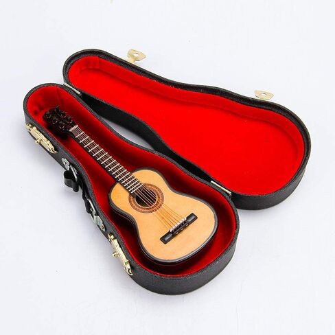 الانو نموذج جيتار خشبي حلية موسيقية صغيرة مع صندوق هدايا in Kuwait