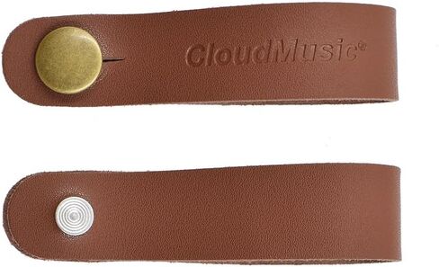 CLOUDMUSIC Ukulele Strap Guitar Strap Button Headstock Adapter 2pcs For Soprano Concert Tenor Baritone Ukulele Acoustic Guitar (brown) in Kuwait