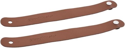 CLOUDMUSIC Ukulele Strap Guitar Strap Button Headstock Adapter 2pcs For Soprano Concert Tenor Baritone Ukulele Acoustic Guitar (brown) in Kuwait