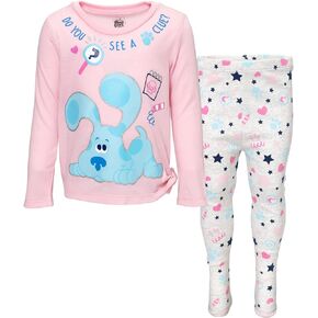 أدلة الأزرق وأنت! طقم تي شيرت معقود بأكمام طويلة وبنطلون ضيق in Kuwait