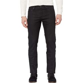 ضيق رجالي بدون علامة تجارية* 11 أوقية أسود صلب مطاط Selvedge نحيف في 11 أوقية أسود صلب مطاط Selvedge in Kuwait