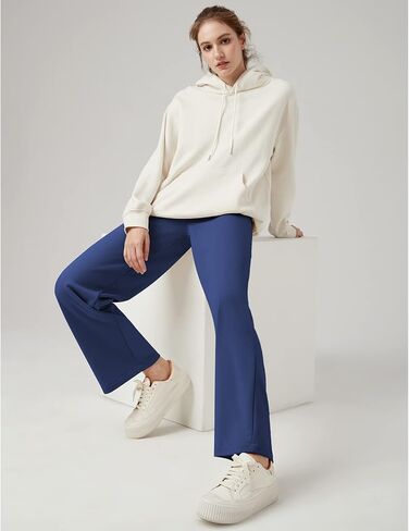 Wide Leg Sweatpants Women Cotton High Waisted Loose Yoga Lounge Pants Comfy Workout Womens Joggers with Pockets in Saudi Arabia
