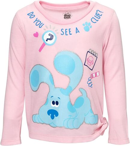 أدلة الأزرق وأنت! طقم تي شيرت معقود بأكمام طويلة وبنطلون ضيق in Kuwait