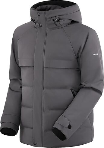 Orolay Men's Down Jacket with Adjustable Hood in Kuwait