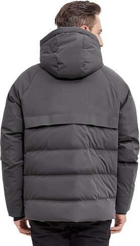 Orolay Men's Down Jacket with Adjustable Hood in Kuwait